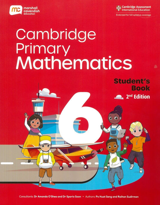 Cambridge Primary Mathematics 6 Students Book 2nd Edition - 9789815055375 - Marshall Cavendish