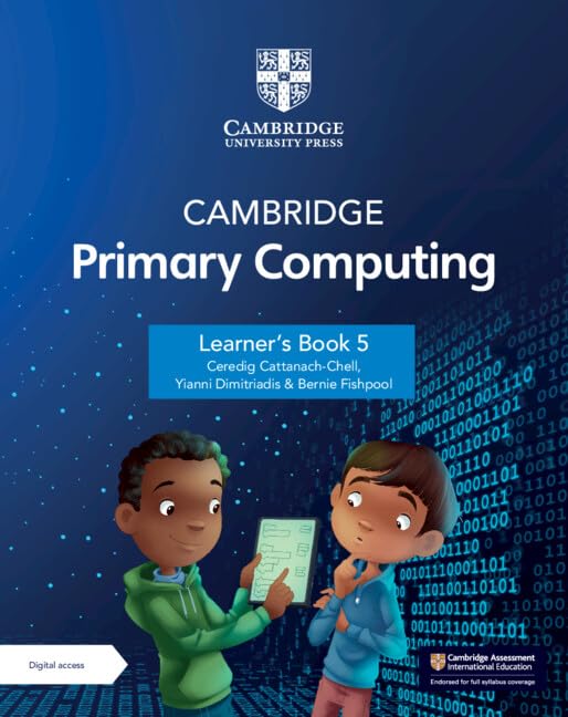 IISM | Cambridge Primary Computing Learner's Book 5 with Digital Access (1 Year) - Ceredig Cattanech-Chell - 9781009309288 - Cambridge