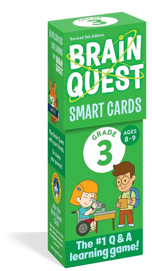 Brain Quest 3rd Grade Smart Cards Revised 5th Edition (Brain Quest Smart Cards) - 9781523517282 - Workman Publishing