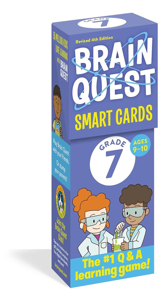 Brain Quest 7th Grade Smart Cards Revised 4th Edition (Brain Quest Smart Cards) - 9781523523931 - Workman Publishing
