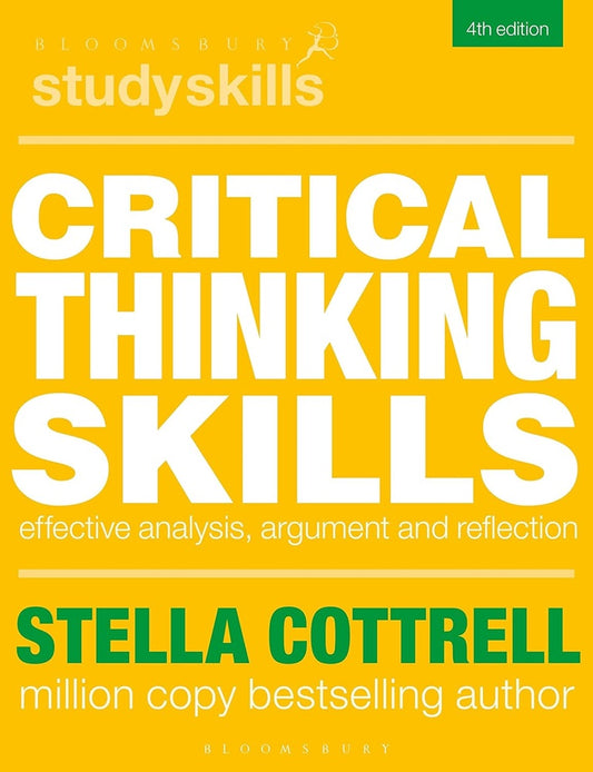 Critical Thinking Skills - Stella Cottrell - 9781350322585 - Bloomsbury Academic