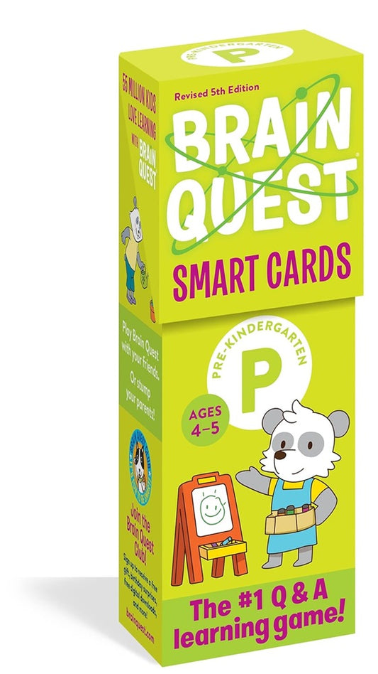 Brain Quest Pre-Kindergarten Smart Cards Revised 5th Edition (Brain Quest Smart Cards) - 9781523517244 - Workman Publishing