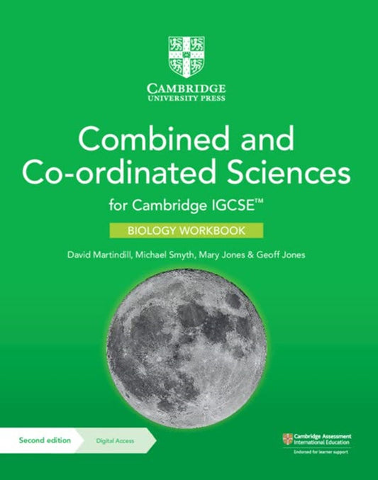 Cambridge IGCSE Combined and Co-ordinated Sciences Biology Workbook with Digital Access - David Martindill - 9781009311304 - Cambridge University Press
