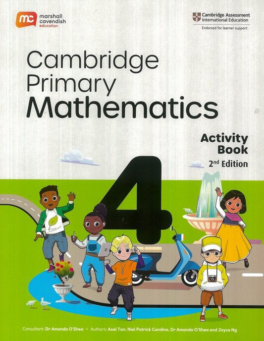 Cambridge Primary Mathematics 4 Activity Book 2nd Edition + ebook - 9789814971188 - Marshall Cavendish