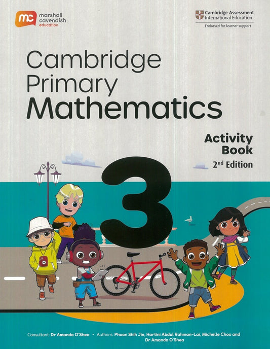 Cambridge Primary Mathematics 3 Activity Book 2nd Edition + ebook - 9789814971171 - Marshall Cavendish
