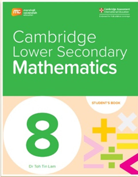 Cambridge Lower Secondary Mathematics Grade 8 Student's Book - 9789815108712 - Marshall Cavendish