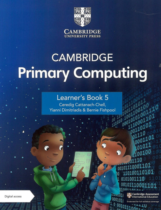 PISM - Cambridge Primary Computing Learner's Book 5 with Digital Access (1 Year) - 9781009309288 - Cambridge University Press