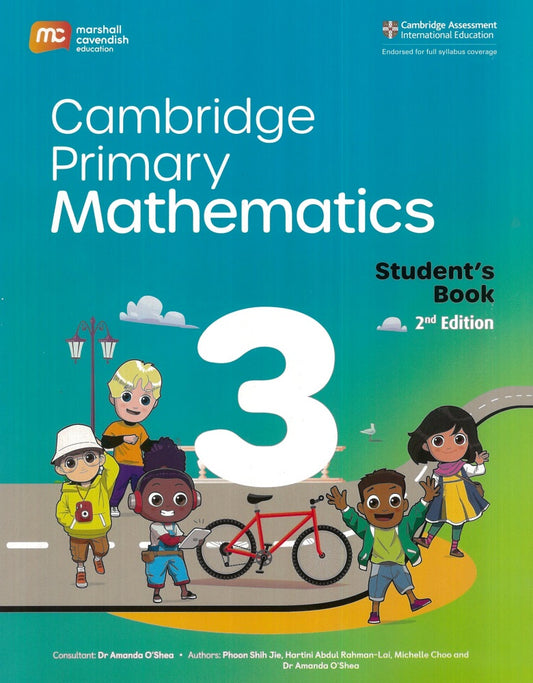 Cambridge Primary Mathematics 3 Students Book 2nd Edition + ebook - 9789814971119 - Marshall Cavendish