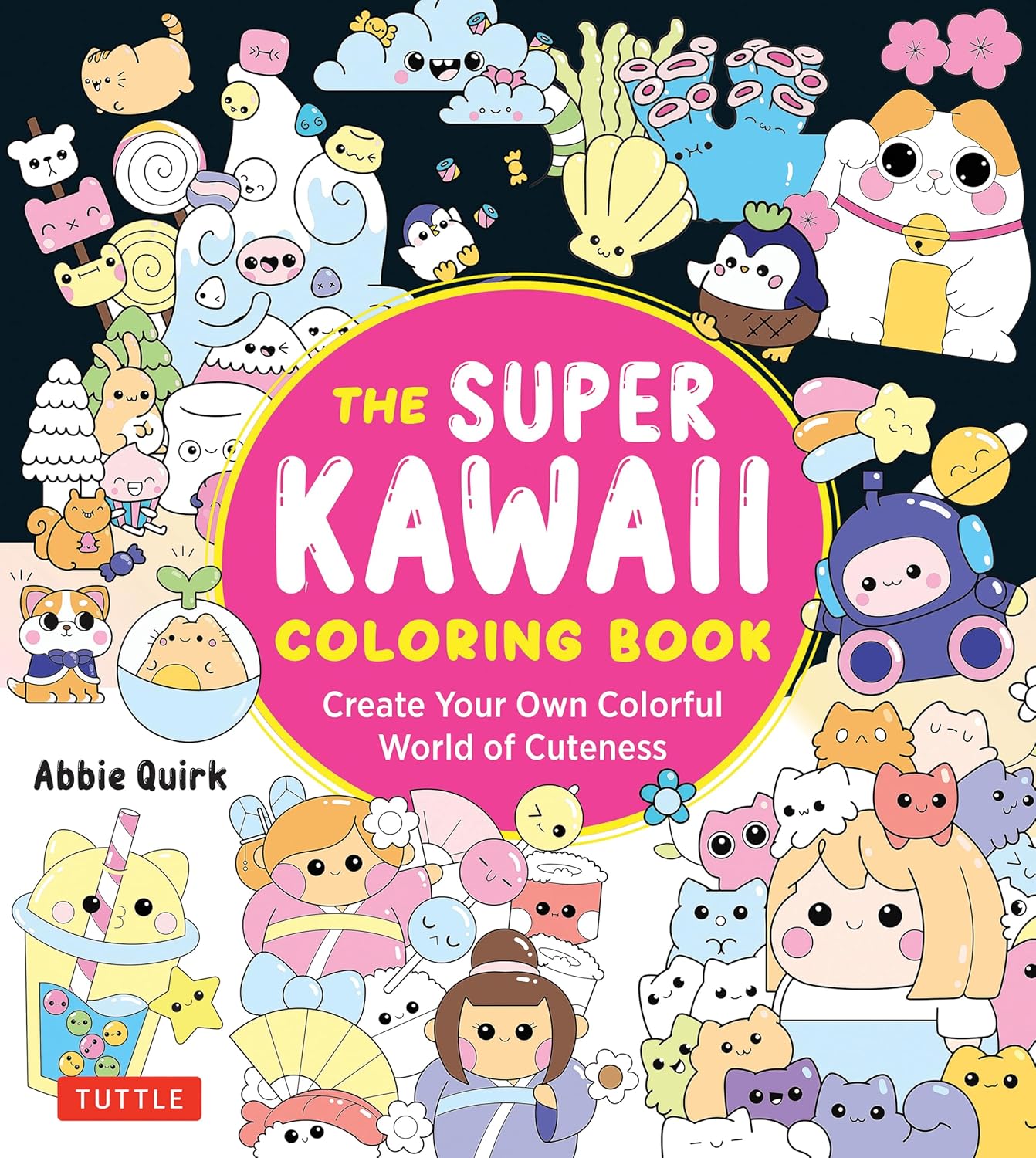 The Super Kawaii Coloring Book - Abbie Quirk - 9784805318201 - Tuttle Publishing
