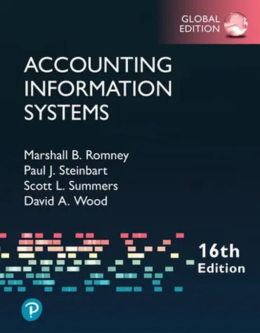 Accounting Information Systems, Global Edition, 16th edition - Romney - 9781292468457 - Pearson