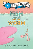 Fish and Worm (I Can Read Comics Level 1) - Sergio Ruzzier - 9780063290341 - HarperAlley