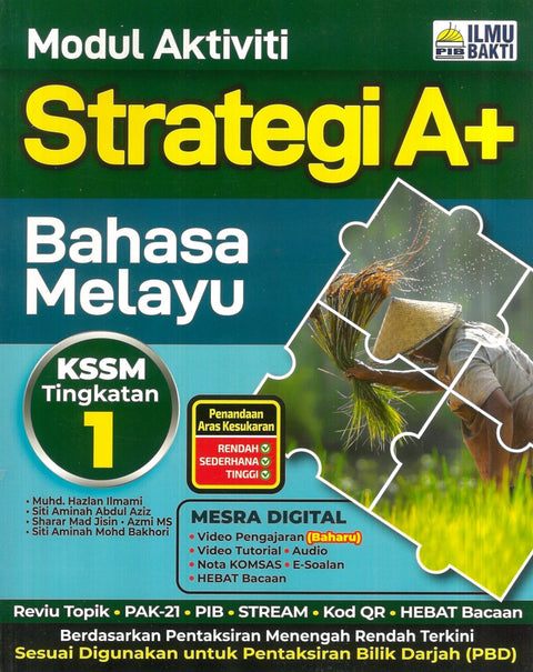Modul Aktiviti Strategi A+ Bahasa Melayu Tingkatan 1 - 9786294735705 ...