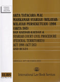 Akta Tatacara Mal Mahkamah Syariah (Wilayah-Wilayah Persekutuan) 1998 (Akta 585) (Hingga 20 Oktober 2025) - 9789678931144 - ILBS