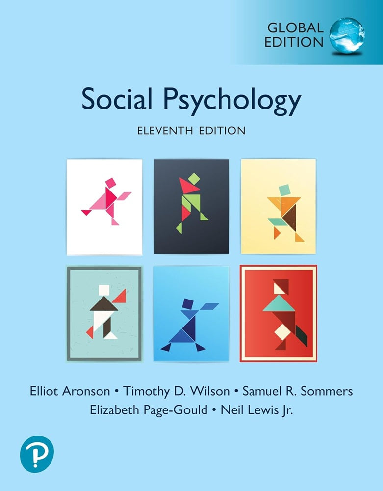 Social Psychology, Global Edition 11 Ed - Elliot Aronson - 9781292734750 - Pearson Education