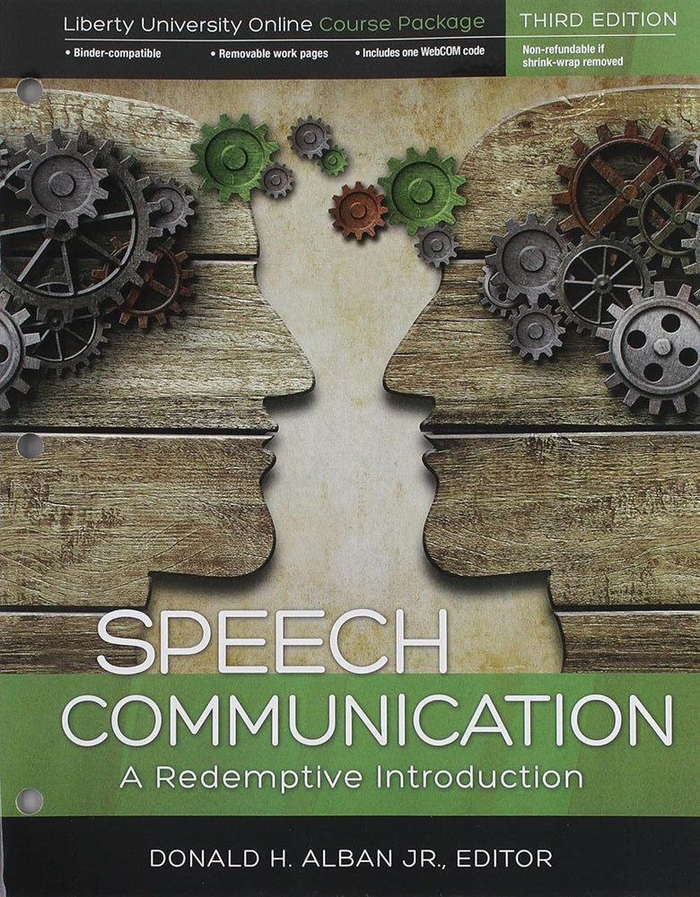 Speech Communication: A Redemptive Introduction - Donald - 9781465296542 - Kendall Hunt Publishing