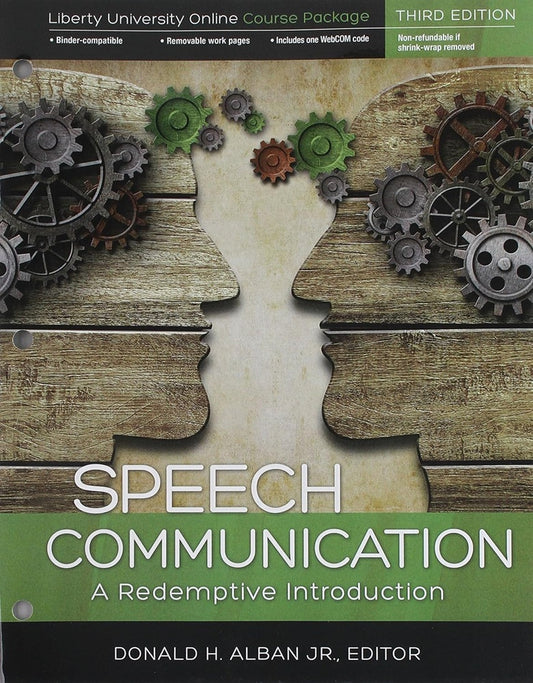Speech Communication: A Redemptive Introduction - Donald - 9781465296542 - Kendall Hunt Publishing