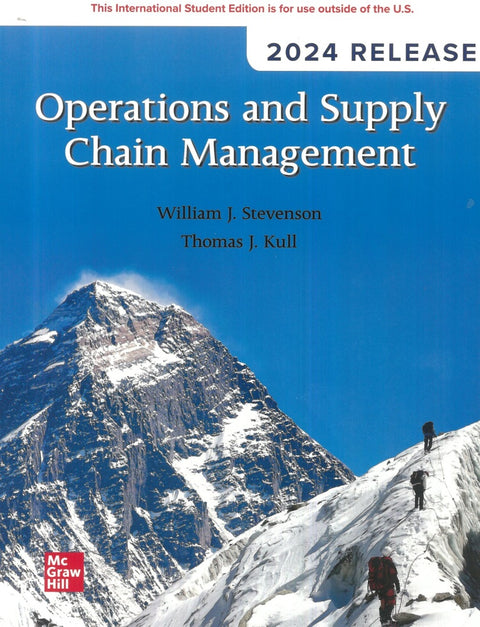 Operations and Supply Chain Management: 2024 Release - William J. Stevenson - 9781266844621 - McGraw-Hill