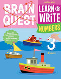 Brain Quest Learn to Write: Numbers  - 9781523516018 - Workman Publishing