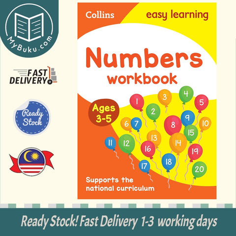 Collins Easy Learning Preschool – Numbers Workbook Ages 3–5 - 9780008151553 - Jolly Learning