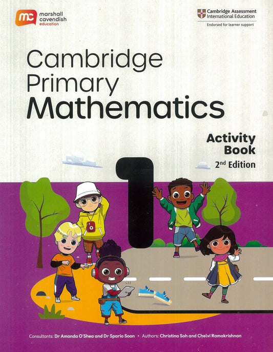 Cambridge Primary Mathematics 1 Activity Book 2nd Edition + ebook - 9789814971157 - Marshall Cavendish