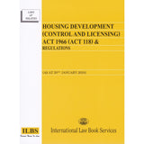 Housing Development (Control and Licensing) (As At 20th January 2024) - 9789678925112 - ILBS