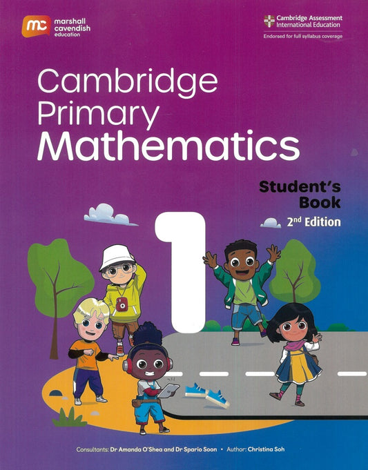 Cambridge Primary Mathematics 1 Students Book 2nd Edition + ebook - 9789814971096 - Marshall Cavendish