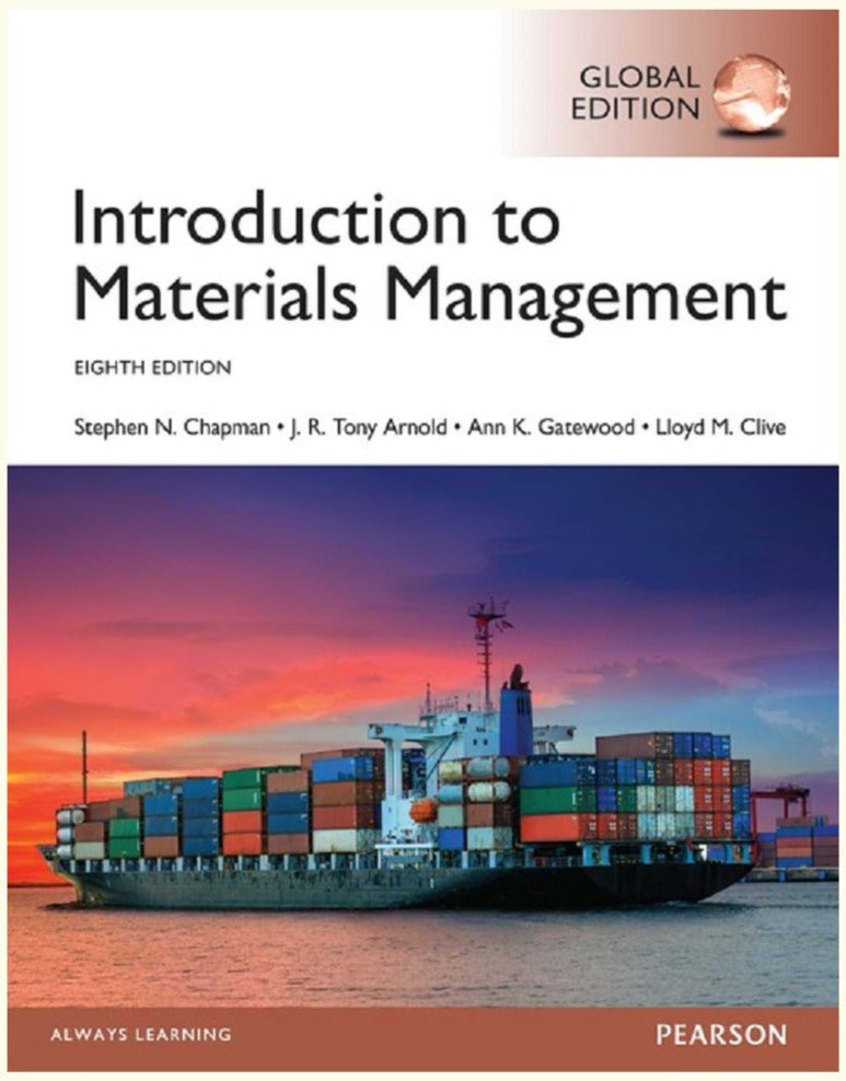 Introduction to Materials Management, Global Edition - Steve Chapman - 9781292162355 - Pearson