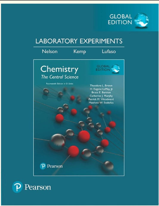 Laboratory Experiments for Chemistry: The Central Science, SI Edition - Theodore E. Brown - 9781292221335 - Pearson