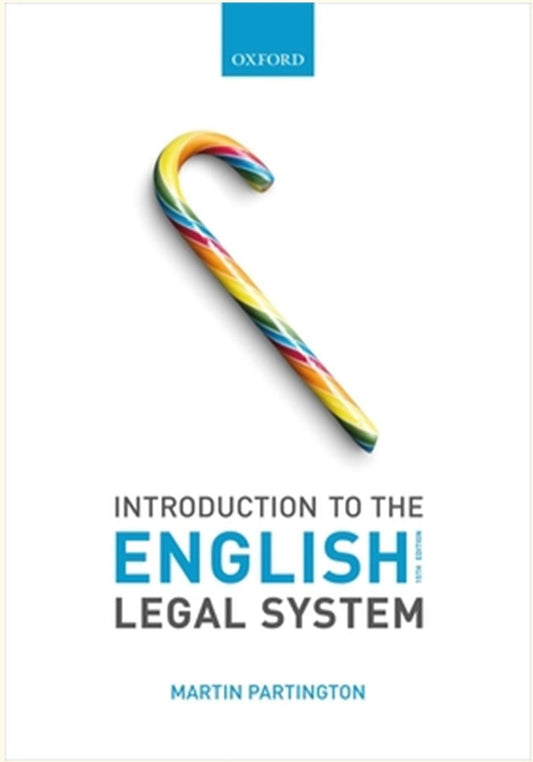 Introduction to the English Legal System - Partington - 9780198852926 - Oxford University Press