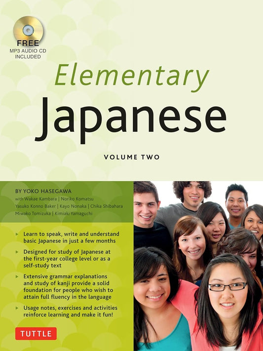 Elementary Japanese Volume Two - Yoko Hasegawa - 9784805313695 - Tuttle Publishing