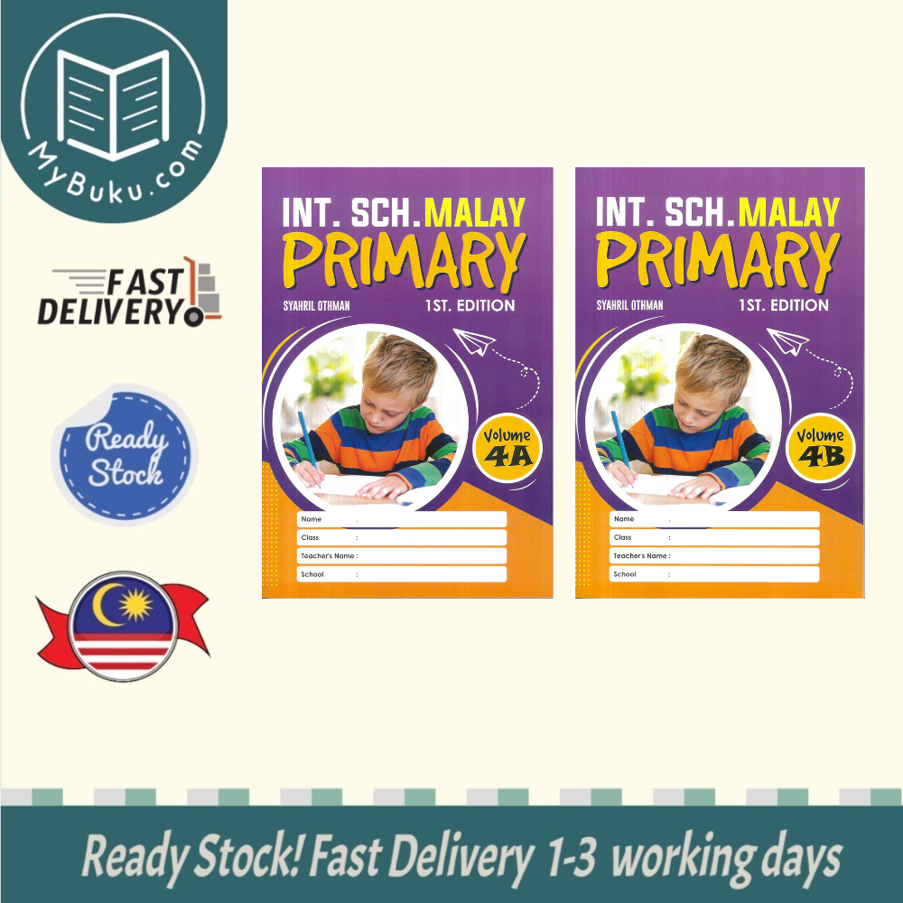 IISM - Int. Sch. Malay Primary Volume 4 (A+B) 1st Editon - 9789672868071 - 9789672868088 - Syahril Education