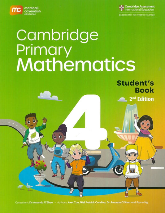 Cambridge Primary Mathematics 4 Students Book 2nd Edition + ebook - 9789814971126 - Marshall Cavendish