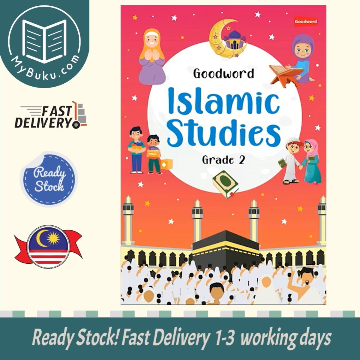 Goodword Islamic Studies Grade 2 - Saniyasnain Khan - 9788178988108 - Goodword Publishing