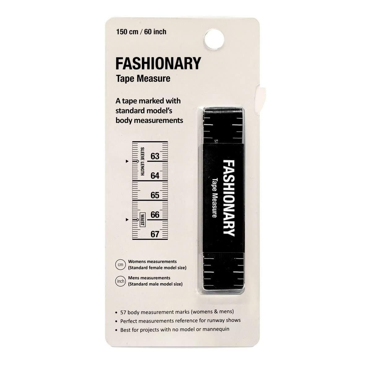 150cm 60 inch Fashionary Tape Measure - 9789881263650 - Fashionary