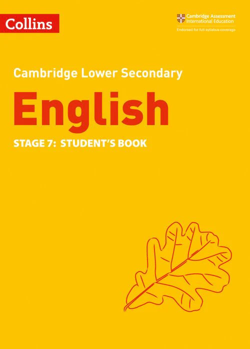 Collins Cambridge Low Sec English Student's Book: Stage 7 - Burchell - 9780008340834 - HarperCollins