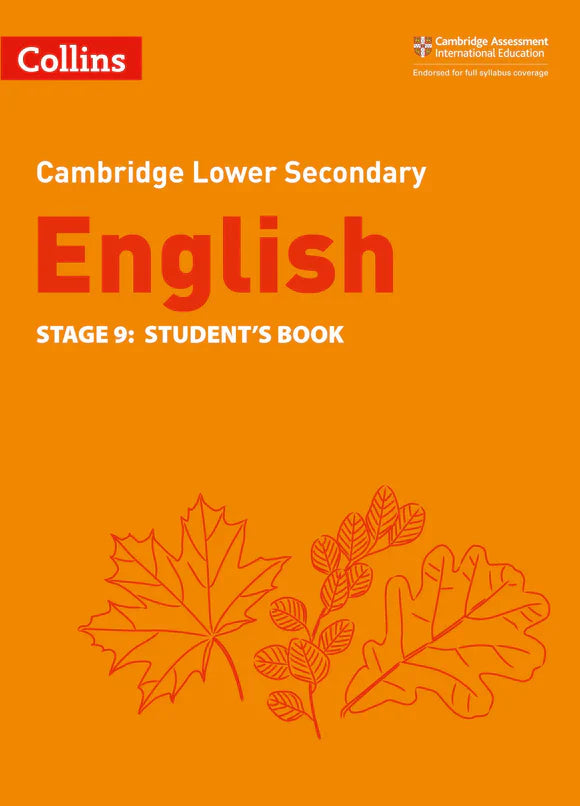 MIS - Collins Cambridge Low Sec English Student's Book: Stage 9 - Burchell - 9780008364083 - HarperCollins