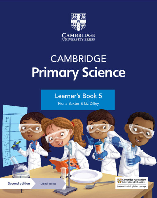 Cambridge Primary Science Learner's Book 5 with Digital Access (1 Year) - Baxter - 9781108742955 - Cambridge