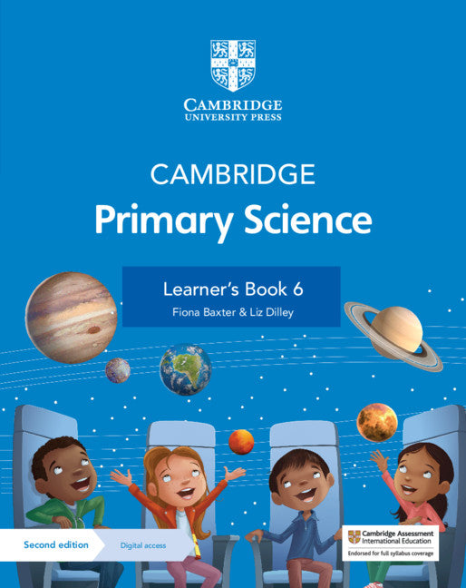 Cambridge Primary Science Learner's Book 6 with Digital Access (1 Year) - Fiona Baxter - 9781108742979 - Cambridge