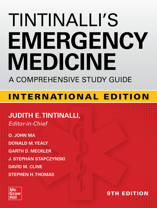 Tintinalli's Emergency Medicine : A Comprehensive Study Guide - 9781260461350 - McGraw Hill
