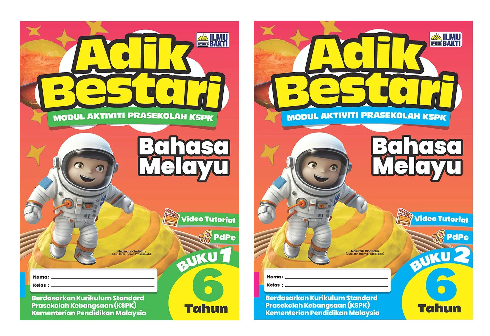 IISM - Adik Bestari : Bahasa Melayu 6 Tahun (Buku 1 & Buku 2) (Set) - 9786294730472 - 9786294730540 - Ilmu Bakti