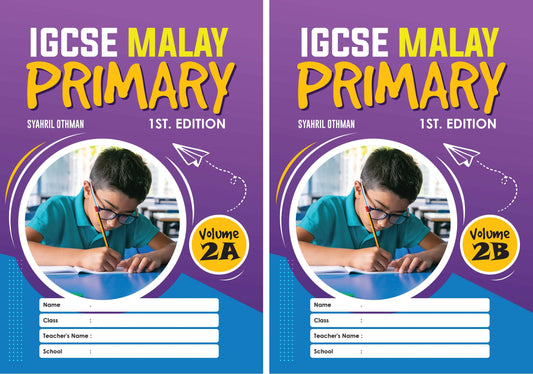 IGCSE Malay Primary Volume 2 (A+B) 1st Editon - 9789672868033 - 9789672868040 - Syahril Education