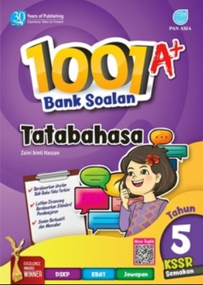 HKIS | 1001 A+ Bank Soalan Tatabahasa Tahun 5 KSSR Semakan - 9789674665937 - Pan Asia
