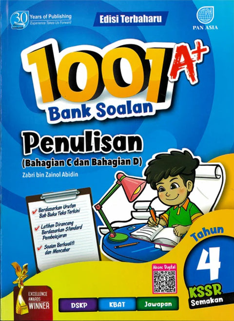 HKIS | 1001 A+ Bank Soalan Penulisan ( Bahagian C Dan D ) Tahun 4 KSSR Semakan - 9789674668860 - Pan Asia