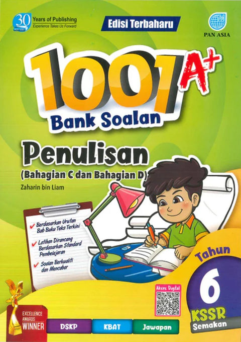 HKIS | 1001 A+ Bank Soalan Penulisan ( Bahagian C Dan D ) Tahun 6 KSSR Semakan - 9789674669157 - Pan Asia