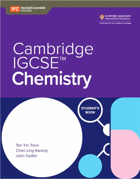 IISM - Cambridge IGCSE Chemistry Student's Book - Tan Yin Toon - 9789814927888 - Marshall Cavendish Education