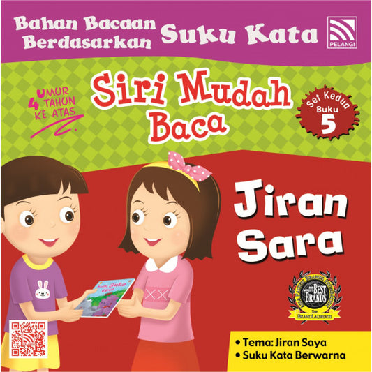 MIS - Siri Mudah Baca Set 2 Jiran Sara - 9789830062235 - Pelangi