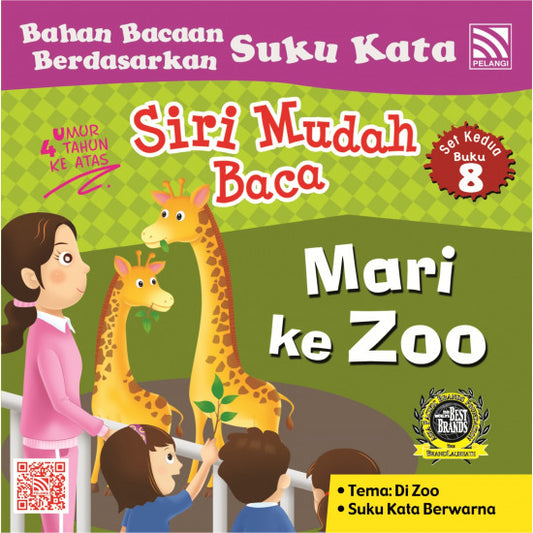 MIS - Siri Mudah Baca Set 2 Mari ke Zoo - 9789830062266 - Pelangi