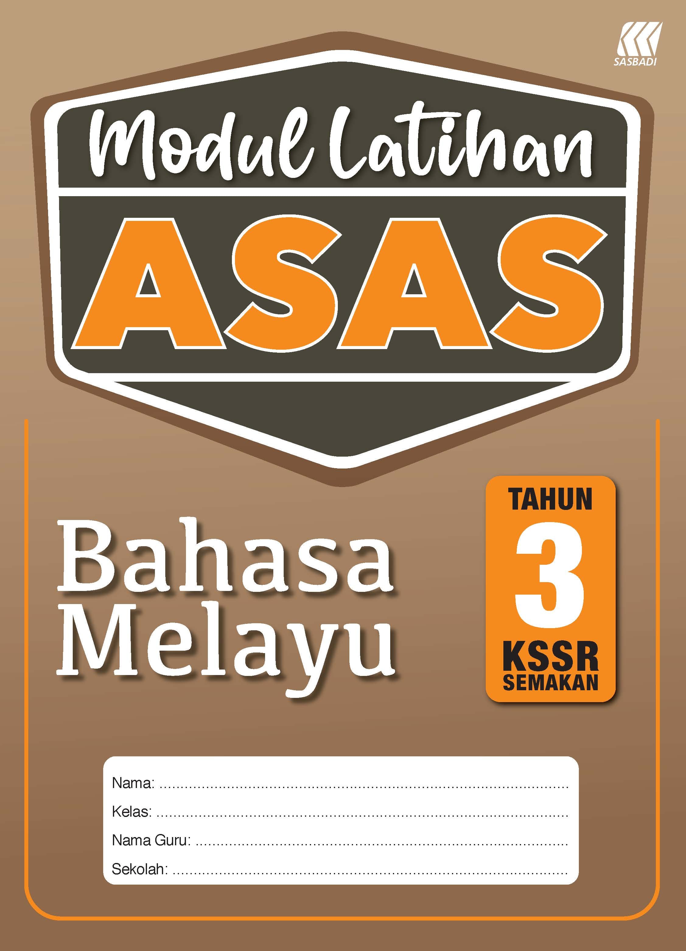 MIS - (Level B) MODUL LATIHAN ASAS BAHASA MELAYU TAHUN 3 - 9789837737921 - Sasbadi