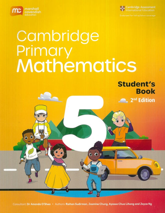 Cambridge Primary Mathematics 5 Students Book 2nd Edition + ebook - 9789814971133 - Marshall Cavendish