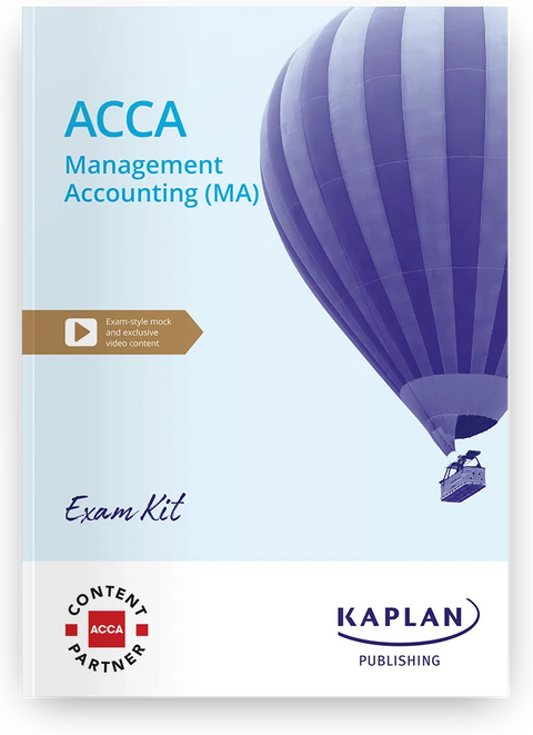 2026 ACCA Management Accounting (MA) Exam Kit (Valid Till Aug 2026) - 9781839966200 - Kaplan Publishing
